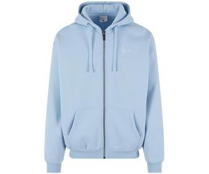 Karl Kani KM241-079-2 Sweat à capuche Star avec fermeture éclair sur toute la poitrine OS, bleu clair, XXL grande taille