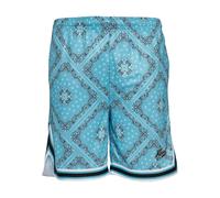 Karl Kani Pantalon bleu cyan / noir / blanc, Taille 29-30