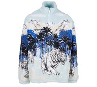 Karl Kani Pull-over 'Ice Tiger' bleu / gris / noir / blanc, Taille XS