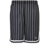 Karl Kani Short Small Signature Pinstripe Mesh Noir