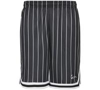 Karl Kani Small Signature Pinstripe Mesh Sweat Shorts Gris L Homme