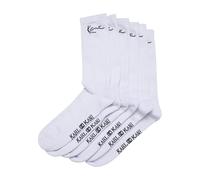Karl Kani Signature Socks (6 Pack) 43-46white