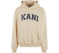 Karl Kani Sweat-shirt 'Serif' sable / indigo / blanc, Taille S