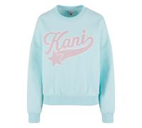 Karl Kani Sweat-shirt 'Star' bleu clair / rose / blanc, Taille M