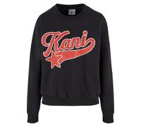 Karl Kani Sweat-shirt 'Star' canneberge / noir / blanc, Taille L