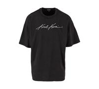 Karl Kani T-Shirt 'Autograph' noir / blanc, Taille S