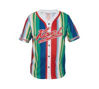 Karl Kani T-Shirt bleu / jade / rouge / blanc, Taille M