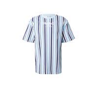 Karl Kani T-Shirt bleu marine / bleu clair / blanc, Taille L