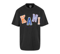 Karl Kani T-Shirt bleu / orange / noir / blanc, Taille XS
