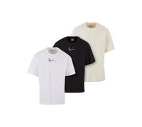 Karl Kani T-Shirt 'Essential' crème / noir / blanc, Taille XS