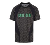 Karl Kani T-Shirt 'Gothic 89' marron / vert / noir, Taille XL