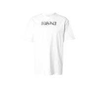 Karl Kani T-Shirt gris foncé / noir / blanc, Taille S