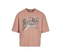 Karl Kani T-Shirt gris foncé / rose / blanc, Taille M