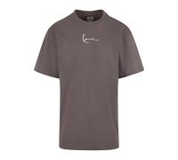 Karl Kani T-Shirt 'KM241-076-7' anthracite / blanc, Taille M