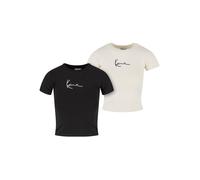 Karl Kani T-shirt noir / blanc cassé, Taille XL