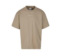 Karl Kani T-Shirt 'Small Signature Essential' marron, Taille L
