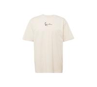 Karl Kani T-Shirt ' Small Signature Essential T' beige clair / noir, Taille XS