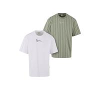 Karl Kani T-Shirt 'Small Signature Essential' vert / blanc, Taille XXL
