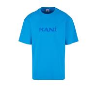 Karl Kani T-Shirt 'Splash Retro Tee' aqua, Taille L
