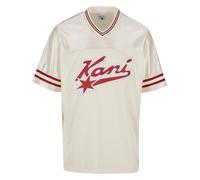 Karl Kani T-Shirt 'Varsity' mastic / violet, Taille XS