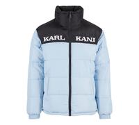 Karl Kani Veste d’hiver bleu clair / noir / blanc, Taille XXL