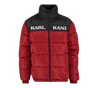 Karl Kani Veste d’hiver 'Essential' rouge foncé / noir / blanc, Taille L