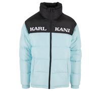 Karl Kani Veste d’hiver 'Retro Essential' bleu clair / noir / blanc, Taille XL