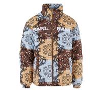 Karl Kani Veste d’hiver sable / bleu clair / chocolat / blanc, Taille XXXL