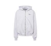 Karl Kani Veste de survêtement 'Essential' gris chiné / noir, Taille XS