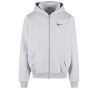 Karl Kani Veste de survêtement 'Essential' gris / noir, Taille S