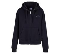 Karl Kani Veste de survêtement 'Essential' noir / blanc, Taille L