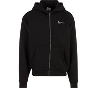 Karl Kani Veste de survêtement 'Essential' noir / blanc, Taille XS