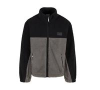 Karl Kani Veste en polaire gris / noir, Taille XS