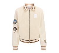 Karl Kani Veste mi-saison beige clair / bleu / moka / brun foncé, Taille XXS