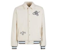 Karl Kani Veste mi-saison bleu clair / noir / blanc, Taille XXL