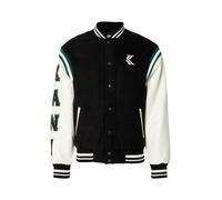 Karl Kani Veste mi-saison crème / émeraude / noir, Taille XXS