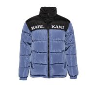 Karl Kani Veste mi-saison 'Essential' bleu-gris / noir / blanc, Taille XXL