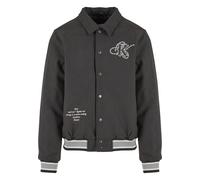 Karl Kani Veste mi-saison gris clair / noir / blanc, Taille M
