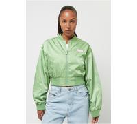 Karl Kani Veste mi-saison 'Woven Signature Short OS' pomme / blanc, Taille L