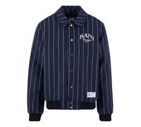 Karl Kani Veste outdoor 'Pinstripes' bleu foncé, Taille XL