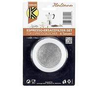 Karl Krüger 1 filtre et 3 densités pour Espressok 6 T Silicone Blanc 10 x 10 x 1 cm