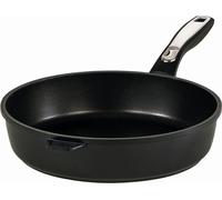 Karl Krüger 21624D Poêle en fonte d'aluminium Delta - Poêle à frire avec revêtement anti-adhésif de haute qualité et poignée ergonomique en plastique. profonde, 24 cm