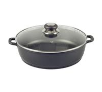 Karl Krüger 21928D Poêle à servir en fonte d'aluminium Delta avec couvercle en verre, 28 cm