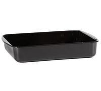 Karl Krüger Auflaufform Universal 41x32x7,5cm emailliert schwarz