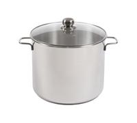 Karl Krüger KARL KRGER Kochtopf Jumbo mit Glasdeckel 17 l 30cm Edelstahl