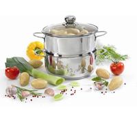 Karl Krüger KEC 20 Cuiseur à vapeur pour pommes de terre Acier inoxydable, Ø 20 cm