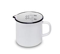 Karl Krüger KARL KRGER Literma 1 l 10cm emailliert wei