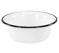 Karl Krüger Schüssel Ø32cm weiß emailliert