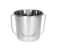 Krüger - Seau en acier inoxydable 9 L, argent