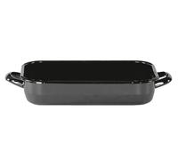 Karl Krüger Vierkantpfanne 40x27,5x7,5cm emailliert schwarz